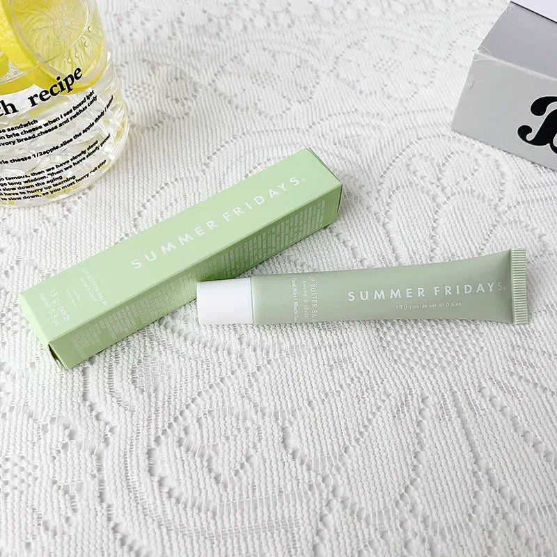 Fashion  Lip Moisturizing Soft Tube Lip Balm Smoothing Lip Lines Lasting Nourishment for Women Daily Care Makeup