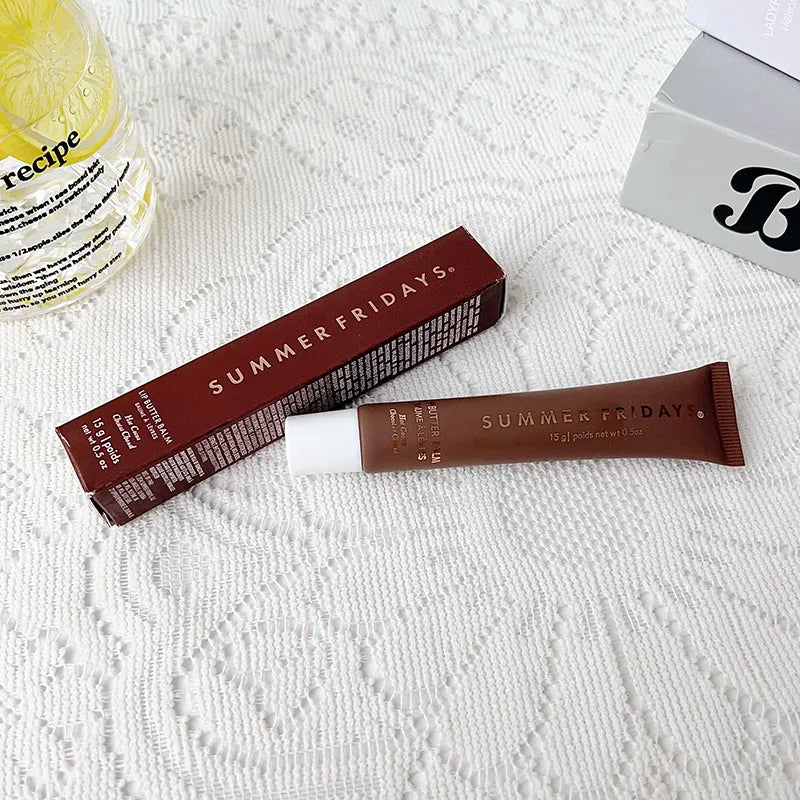 Fashion  Lip Moisturizing Soft Tube Lip Balm Smoothing Lip Lines Lasting Nourishment for Women Daily Care Makeup