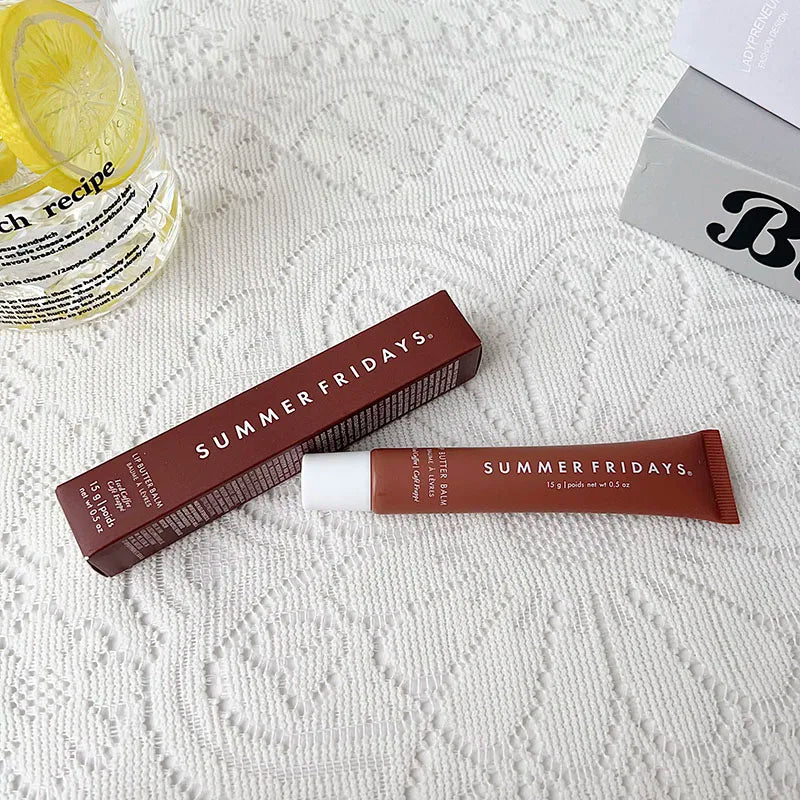 Fashion  Lip Moisturizing Soft Tube Lip Balm Smoothing Lip Lines Lasting Nourishment for Women Daily Care Makeup